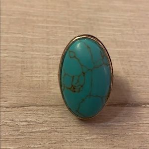 Turquoise lucky brand ring